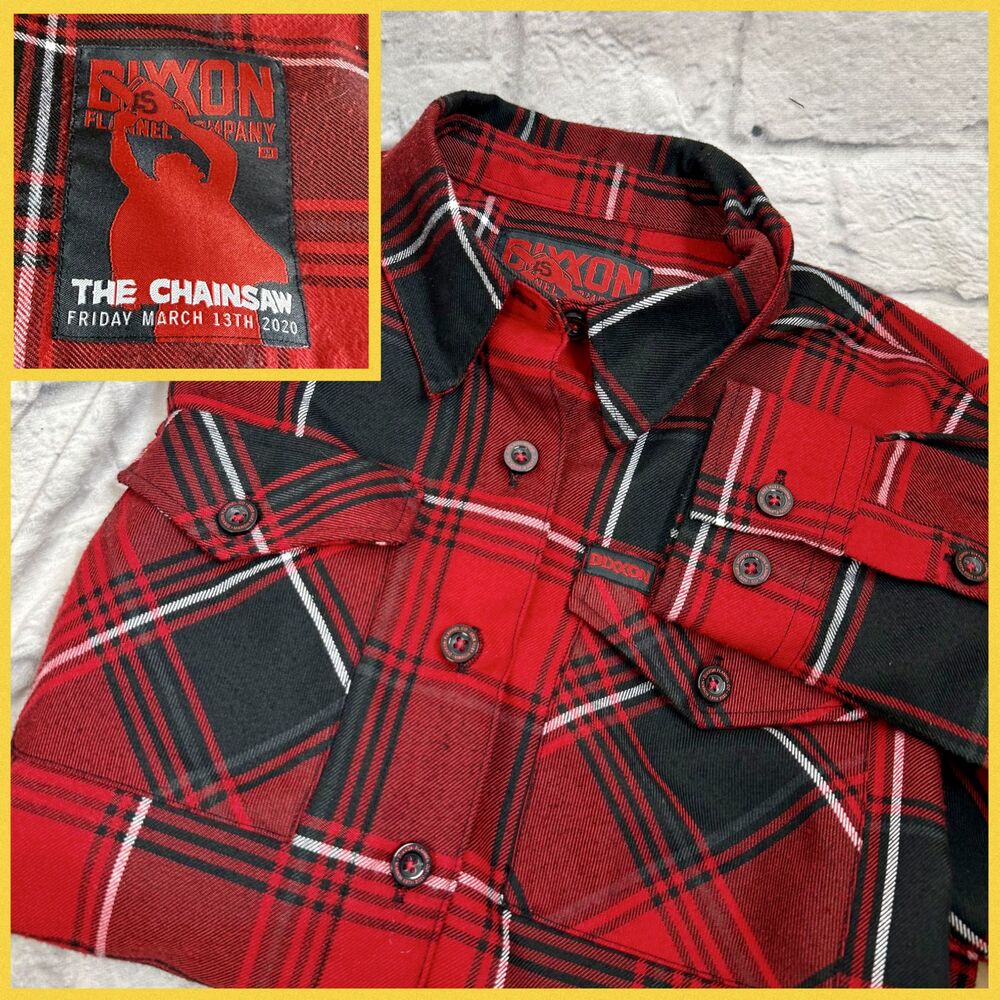 Dixxon Flannel Shirt The Texas Chainsaw Massacre 2020 Women's Medium Leatherface